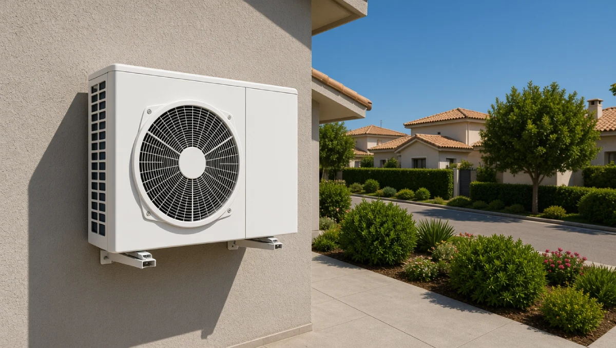 Instalación de aerotermia en vivienda de Madrid con bomba de calor para calefacción, frío y ACS con Alesan Soluciones