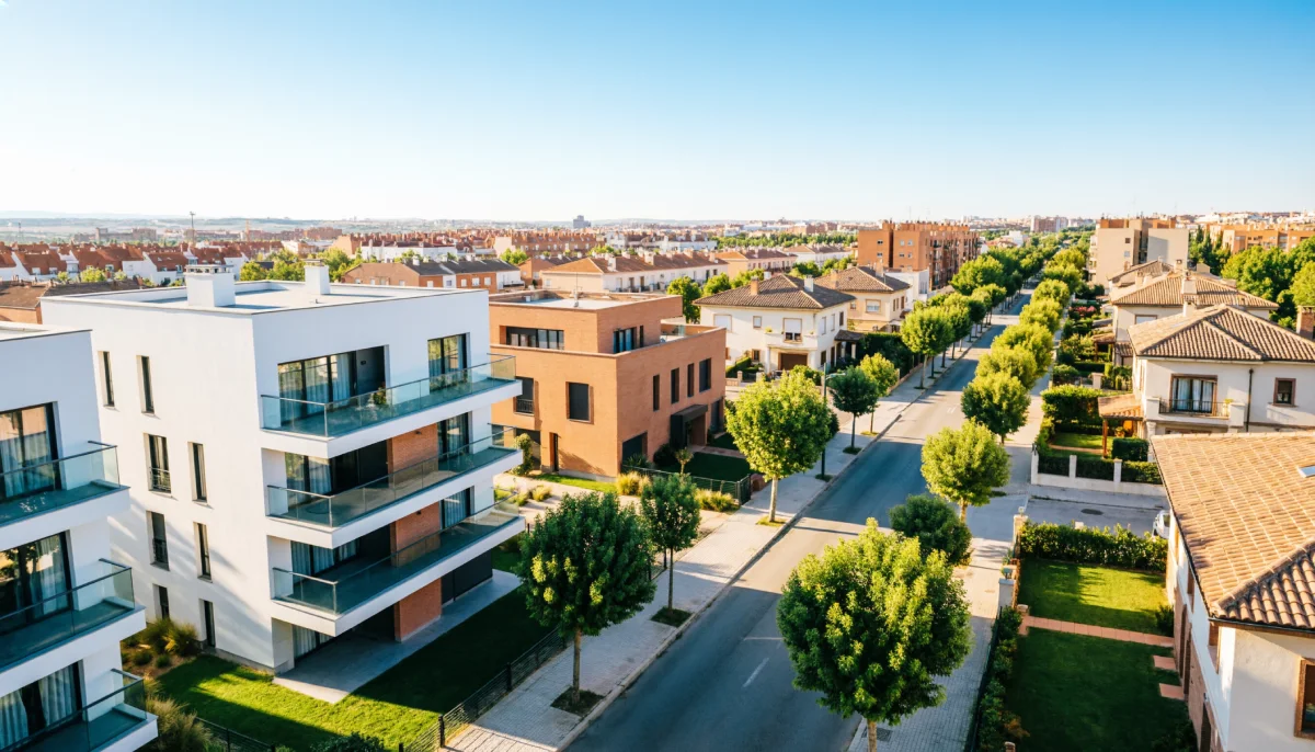 Vista de Móstoles, zona de servicio de Alesan Soluciones, asesor energético en Madrid Sur