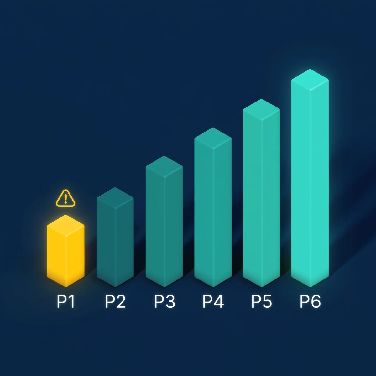 Las 6 potencias de la tarifa 3.0TD para pymes en orden creciente P1 a P6 · Alesan Soluciones