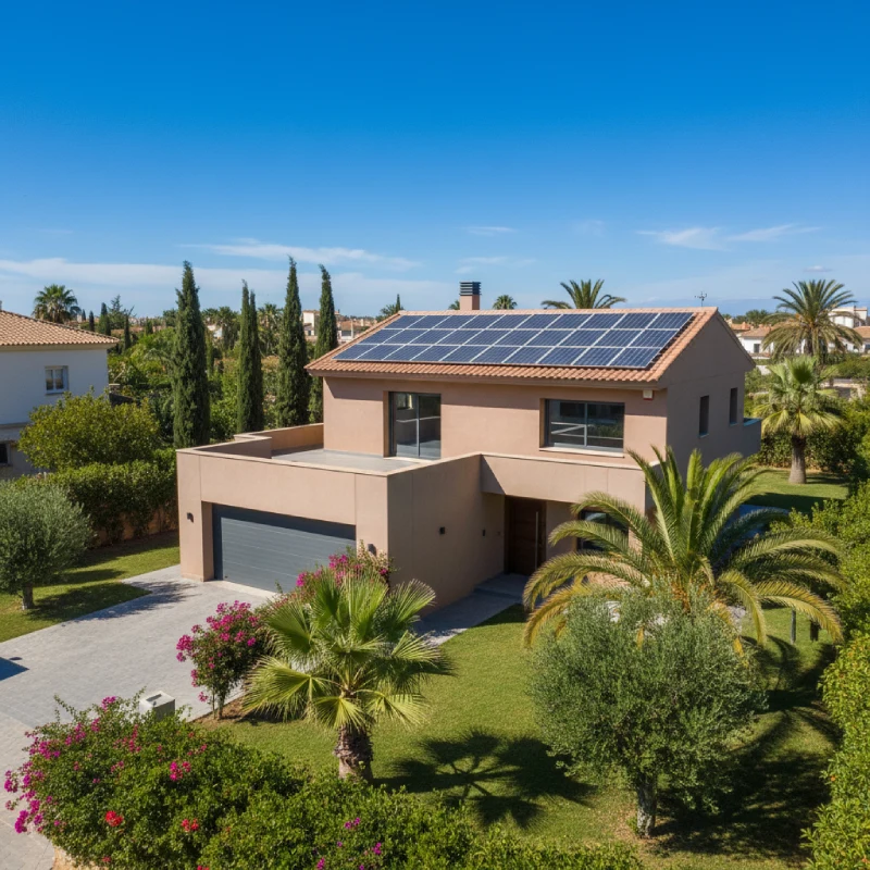 Vivienda unifamiliar en Móstoles con placas solares instaladas y alta viabilidad de amortización