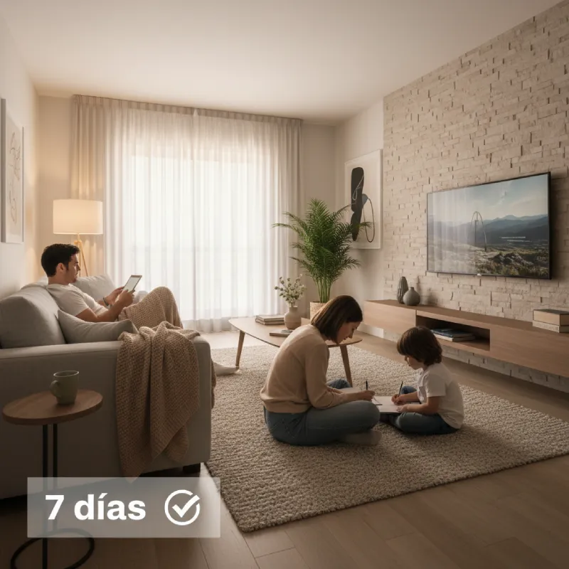 Familia en Alcorcón con suministro de luz y gas sin interrupción durante el cambio de comercializadora